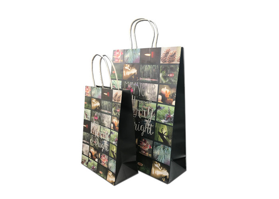 Good price 포장하는 장식적인 호화스러운 크리스마스는, 인쇄한 서류상 쇼핑 백을 공상합니다 온라인으로