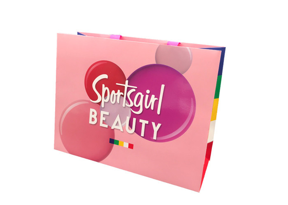 Good price 분홍색 공상 본 논문 부대/자연적인 서류상 선물은 주문을 받아서 만들어진 로고를 자루에 넣습니다 온라인으로