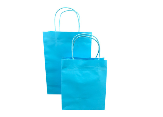 Good price 생태 파란 서류상 포장/수공지 선물은 포일 각인을 자루에 넣습니다 온라인으로