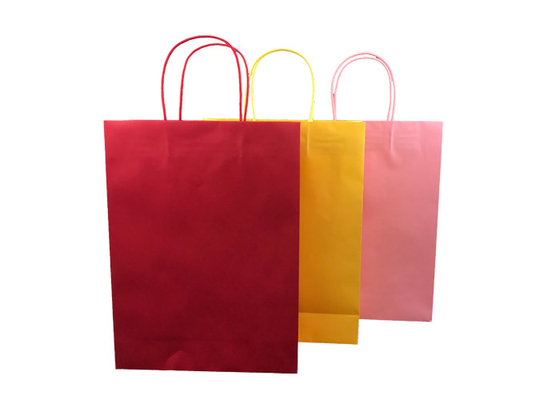 Good price 공상은 재상할 수 있는 특징 종이에 의하여 뒤틀린 손잡이를 포장하는 생태 종이를 착색했습니다 온라인으로