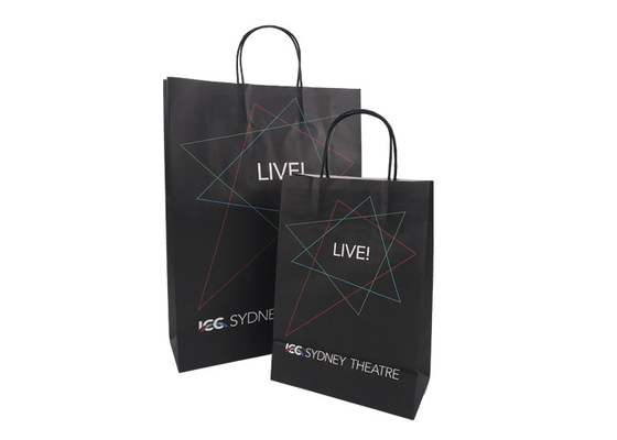 Good price 까만 방어적인 생물 분해성 종이 포장 부대 직업적인 디자인 온라인으로