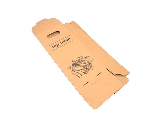 Good price 생물 분해성 브라운 포도주 선물 상자 포장은/3 포도주 선물 상자를 병에 넣습니다 온라인으로
