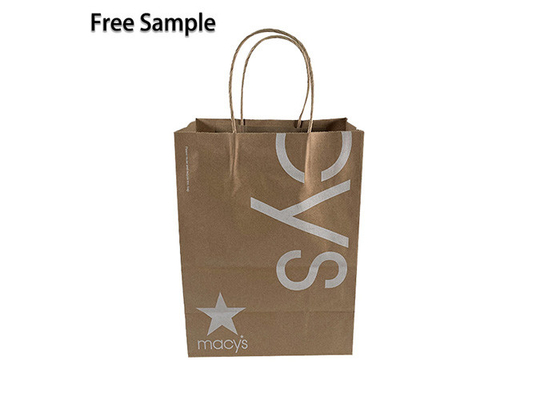 Good price 핸들과 40gsm FSC CMYK 갈색인 대형 지대 온라인으로